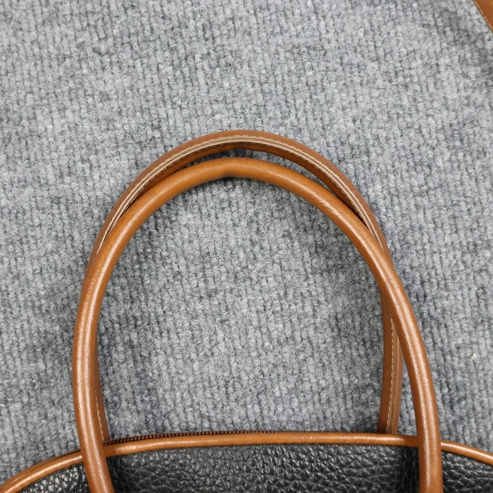 Austin Designs Pebbled Dome Satchel‎ Crossbody Shoulder Bag Womens Black Brown